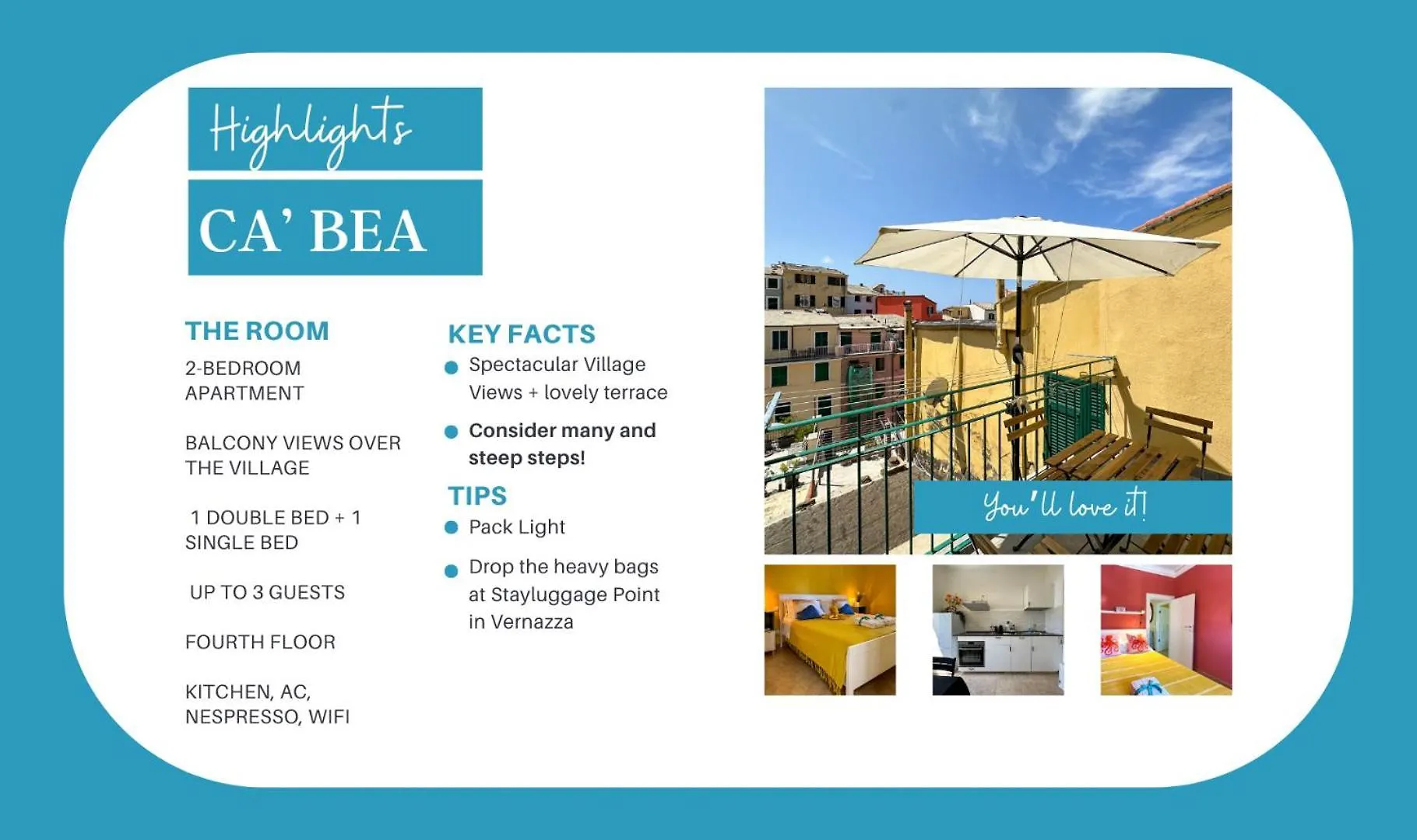 شقة Ca' Bea With Ac And Terrace فيرناتْسا